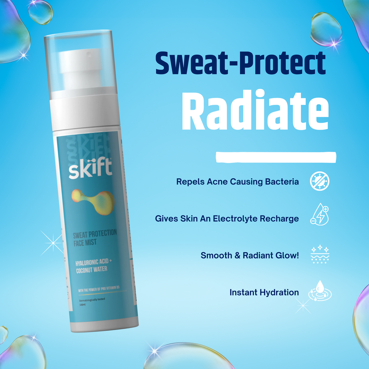 Sweat Protection Face Mist