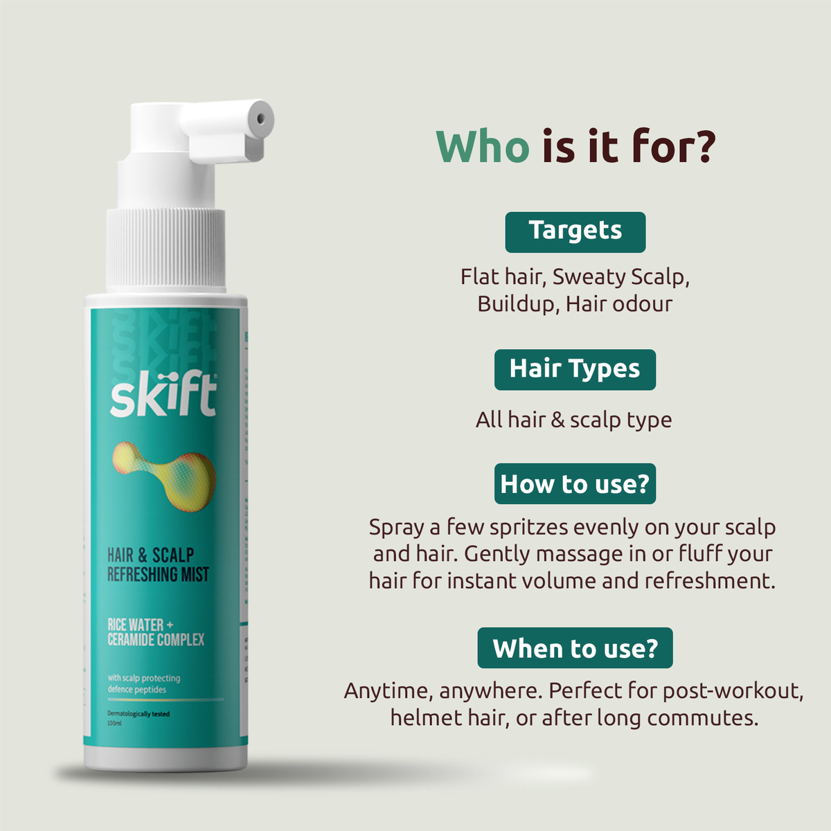 Skift Hair & Scalp Refreshing Mist